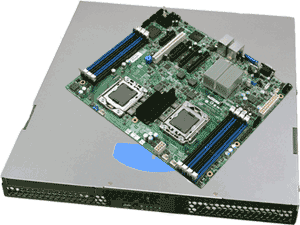 Servaris ProServ M505 Short Depth 1U Rack Mount Server