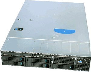 Servaris M525 2U Server Intel 5500 Quad Core Xeon. Virtualization ready, large SATA-300 Drive Capacity